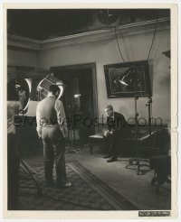 1f2299 BROKEN LULLABY candid 8.25x11 still 1932 Ernst Lubitsch directs Phillips Holmes on set!
