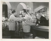 1f2302 CASABLANCA 8.25x10 still 1942 Humphrey Bogart with Leonid Kinskey and S.Z. Sakall at bar!