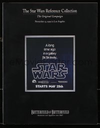 1f0099 BUTTERFIELD & BUTTERFIELD THE STAR WARS REFERENCE COLLECTION 11/15/99 auction catalog 1999