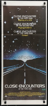 1f1648 CLOSE ENCOUNTERS OF THE THIRD KIND Aust daybill 1977 Steven Spielberg sci-fi classic!