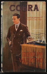 1f2255 COBRA Readers Library Publishing Company English hardcover book 1925 Rudolph Valentino