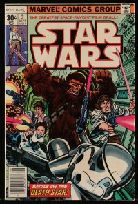 1f0097 STAR WARS #3 comic book 1977 Battle on the Death Star, art by Howard Chaykin & Steve Leialoha!