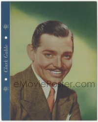 1f2117 CLARK GABLE Dixie ice cream premium 1937 great portrait of the handsome MGM leading man!