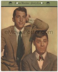 1f2118 DEAN MARTIN/JERRY LEWIS Dixie ice cream premium 1951 great portrait with info on back!