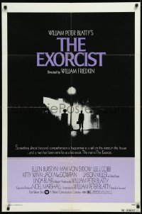 1f1001 EXORCIST 1sh 1974 William Friedkin, Von Sydow, horror classic from William Peter Blatty!