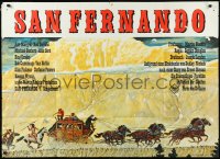 1f1745 STAGECOACH German 33x47 1966 Ann-Margret, Red Buttons, Bing Crosby, Norman Rockwell art!