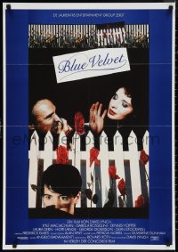 1f1751 BLUE VELVET German 1987 David Lynch directed, Isabella Rossellini, Dennis Hopper, MacLachlan!