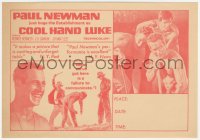 1f0273 COOL HAND LUKE herald 1967 Paul Newman, what we've got here is a failure to communicate!