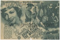 1f0324 DRUMS ALONG THE MOHAWK Australian herald 1941 John Ford, Claudette Colbert & Henry Fonda!