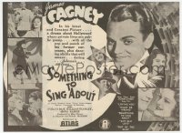1f0331 SOMETHING TO SING ABOUT Australian herald 1937 great different images of James Cagney, rare!