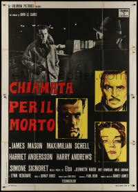 1f1492 DEADLY AFFAIR Italian 2p 1967 James Mason, Max Schell, Harriet Andersson, different & rare!