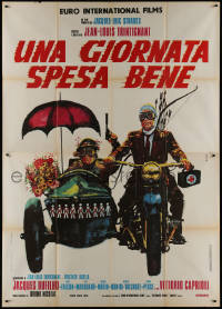 1f1611 UNE JOURNEE BIEN REMPLIE Italian 2p 1973 Jean-Louis Trintignant crime comedy, Iaia!