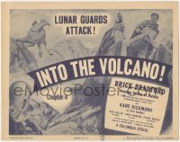 1f0470 BRICK BRADFORD chapter 4 TC 1947 Kane Richmond sci-fi serial, Into the Volcano, very rare!