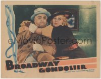 1f0570 BROADWAY GONDOLIER LC 1935 great c/u of Joan Blondell with her arms around Grant Mitchell!