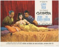 1f0478 CLEOPATRA roadshow TC 1963 Terpning art of Elizabeth Taylor, Richard Burton & Rex Harrison!