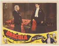 1f0441 DRACULA LC #2 R1951 Tod Browning, wonderful c/u of vampire Bela Lugosi & Edward Van Sloan!