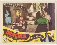 1f0443 DRACULA LC #7 R1951 women inside room praying to be protected from the vampires, Realart!