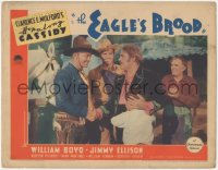 1f0590 EAGLE'S BROOD LC 1935 William Boyd as Hopalong Cassidy is thanked for saving young boy!