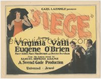 1f0524 SIEGE TC 1925 Virginia Valli, Eugene O'Brien, what happens after the honeymoon, very rare!