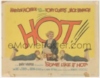 1f0528 SOME LIKE IT HOT TC 1959 Marilyn Monroe, Tony Curtis & Jack Lemmon in drag, Billy Wilder!