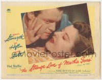1f0707 STRANGE LOVE OF MARTHA IVERS LC #5 1946 best close up of Barbara Stanwyck & Van Heflin!