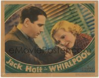 1f0730 WHIRLPOOL LC 1934 romantic close up of pretty Jean Arthur & Donald Cook, ultra rare!