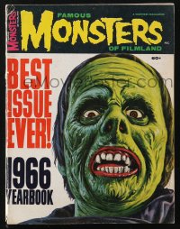 1f2020 FAMOUS MONSTERS OF FILMLAND magazine 1966 Yearbook, best issue ever, cool cover art!