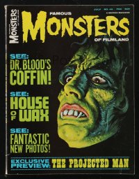 1f2029 FAMOUS MONSTERS OF FILMLAND #45 magazine July 1967 Rob Cobb cover art The Projected Man!