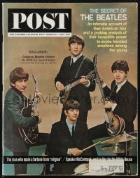1f1992 SATURDAY EVENING POST magazine March 21, 1964 The Secret of The Beatles cover story!