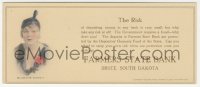1f0416 BLANCHE SWEET ink blotter 1916 the silent leading lady advertising for Farmers State Bank!