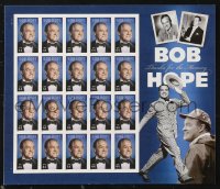 1f0219 BOB HOPE stamp sheet 2006 contains 20 unused postage stamps, Thanks for the Memory!