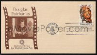 1f0213 DOUGLAS FAIRBANKS JR first day cover 1984 tribute to his dad, Doug Sr., cool images!