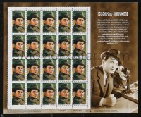 1f0223 EDWARD G. ROBINSON Legends of Hollywood stamp sheet 2000 contains 20 unused postage stamps!