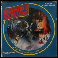 1f0409 EMPIRE STRIKES BACK Super 8 film 1979 original Gone With The Wind style art, selected scenes!