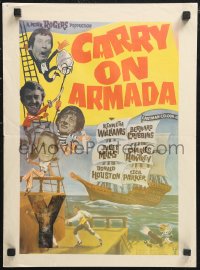 1f1705 CARRY ON JACK New Zealand daybill 1964 Kenneth Williams, Gerald Thomas English comedy!