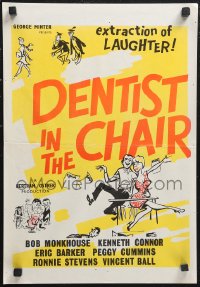 1f1707 DENTIST IN THE CHAIR New Zealand daybill 1960 the Carry On Gang, Kenneth Connor, different!