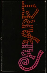 1f1911 CABARET souvenir program book 1972 Liza Minnelli in Nazi Germany, directed by Bob Fosse