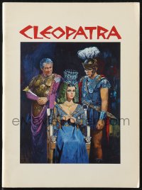 1f1914 CLEOPATRA souvenir program book 1964 Elizabeth Taylor, Burton, Harrison, Terpning art!