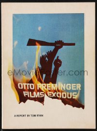 1f0198 EXODUS softcover book 1961 Otto Preminger, classic cover art by Saul Bass!