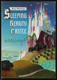 1f1954 SLEEPING BEAUTY souvenir program book 1957 her castle in Disneyland, different & ultra rare!