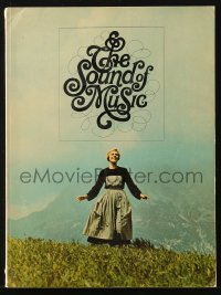 1f1955 SOUND OF MUSIC 52pg souvenir program book 1965 Julie Andrews, Robert Wise musical classic!