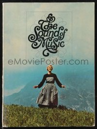 1f1956 SOUND OF MUSIC 36pg souvenir program book 1965 Julie Andrews, Robert Wise musical classic!