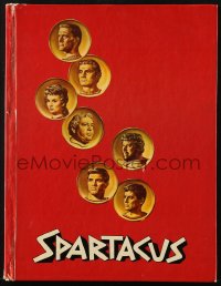 1f1957 SPARTACUS souvenir program book 1961 Stanley Kubrick, art of top cast on gold coins!