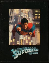 1f1961 SUPERMAN souvenir program book 1978 comic book hero Christopher Reeve, Gene Hackman, Brando