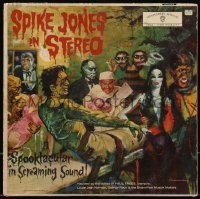 1f1261 SPIKE JONES 33 1/3 RPM record 1959 Spike Jones In Stereo, Jonson cover art of famous monsters!