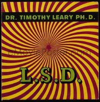 1f1263 TIMOTHY LEARY 33 1/3 RPM record 1966 L.S.D., great psychedelic cover art + biography on back!