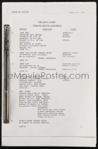 1f0112 BLACK WIDOW copy script 1970s you can see exactly how the original script was written!