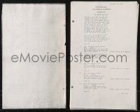 1f0116 DRUMS OF FU MANCHU copy script 1970s you can see exactly how the original script was written!