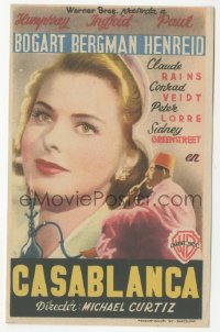 1f0343 CASABLANCA Spanish herald 1946 different image of Ingrid Bergman, Michael Curtiz classic!