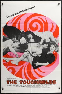 1f1211 TOUCHABLES 1sh 1968 Judy Huxtable in five-way love, psychedelic love in the fifth dimension!